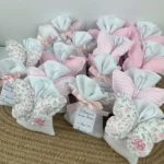 Farfalle Stoffa Battesimo Bimba