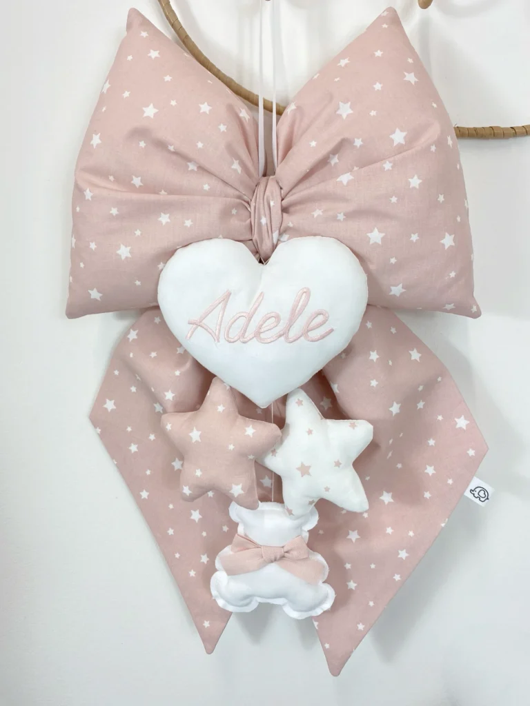 Fiocco nascita bimba stelline
