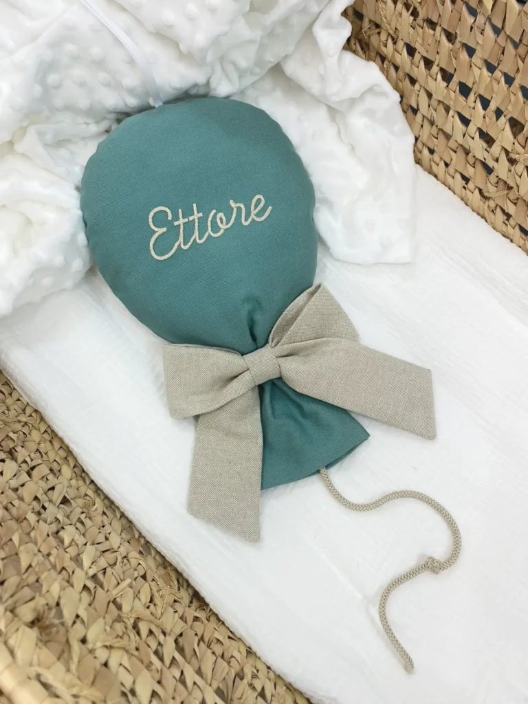 Fiocco nascita e fuori porta palloncino bimbo