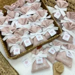 Sacchetti Portaconfetti Stelline Rosa
