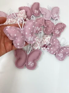 bomboniere farfalle stoffa
