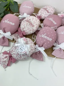 bomboniera palloncino rosa bimba