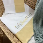 lenzuolino neonata fatto a mano