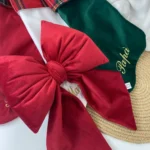 fiocco velluto rosso per Natale