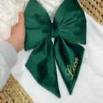 fiocco natale velluto personalizzato