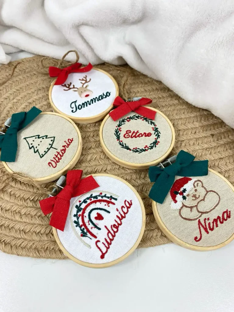 telai albero natale con nome